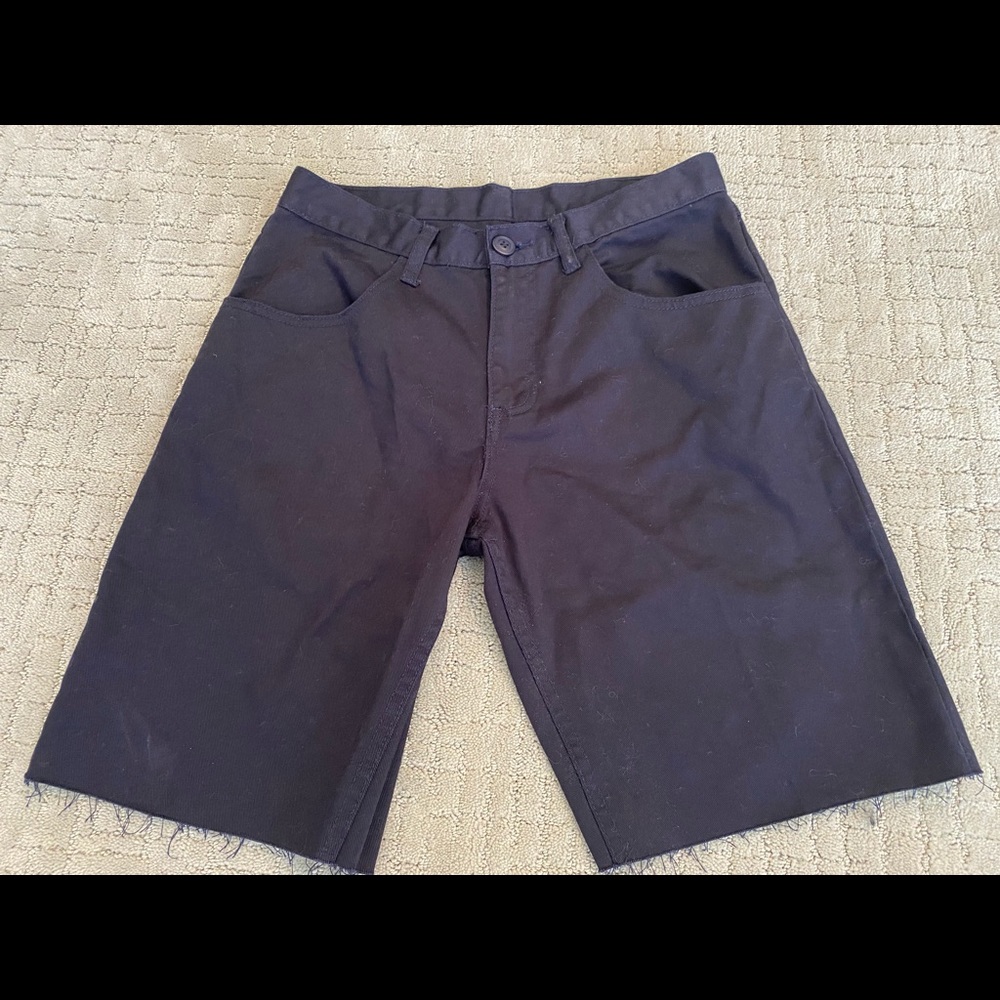 New Brandy Melville J. Galt Navy Blue BERMUDA Shorts Small